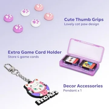 innoAura Switch Case Bundle - Stylish 17 in 1 Accessories Kit