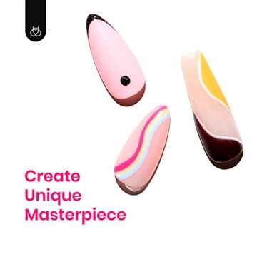 beetles Gel Polish 36 Colors Nail Set Sparkle Glitter with 6 Colors Holographic Glitter Cat Eye Gel Nail Polish Kit Home Diy Manicure Nail Salon Varnish Spring Summer Gifts for Girls Women