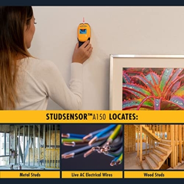 Zircon StudSensor A150: Wall Scanner with WireWarning Detection