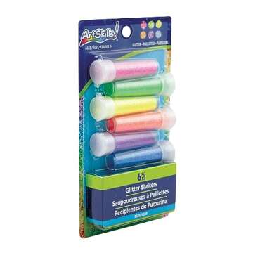 ArtSkills Neon Glitter Shaker Set - Ultra-Fine Sparkling Colors for Arts and Crafts
