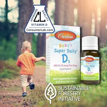 Carlson Baby's Super Daily D3 Vitamin D Drops 400 IU