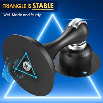 Winonly Magnetic Door Stop - No Drill, Strong Adhesive