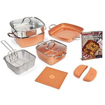 Copper Chef 13-Piece Nonstick Cookware Set for All Cooks