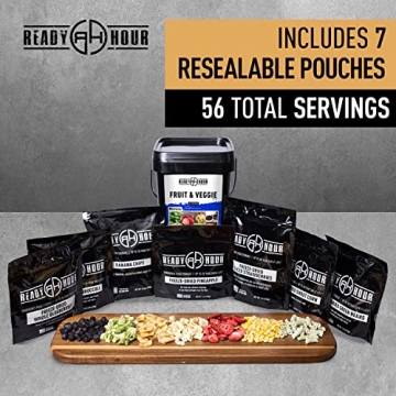 Ready Hour Freeze Dried Fruits & Veggies - 30-Year Supply