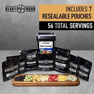 Ready Hour Freeze Dried Fruits & Veggies - 30-Year Supply