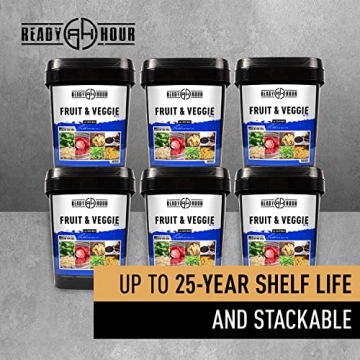 Ready Hour Freeze Dried Fruits & Veggies - 30-Year Supply