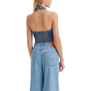 Levi's Women's Daisy Denim Halter Top - Stylish Summer Essential
