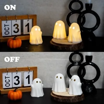 Cute Ghost Light Up Halloween Decor for Spooky Holidays
