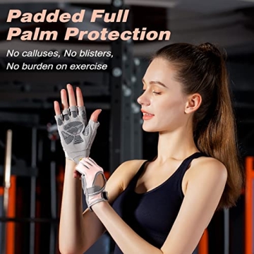 Glofit Lightweight Fingerless Gym Workout Gloves