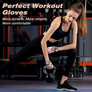 Glofit Lightweight Fingerless Gym Workout Gloves