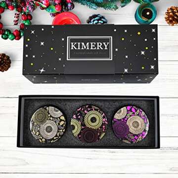 Aromatherapy Candle Scented Candles Gift Set for Women Soy Candles for Home Jar Small Candles Lavender Candles Household Stress Relief Candles Thanksgiving Birthday Valentine’s Day Yoga Mother Gift