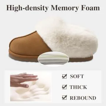 Litfun Fuzzy House Slippers for Women – Cozy Comfort