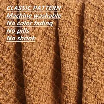 CREVENT Cozy Lightweight Throw Blanket for Home and Travel