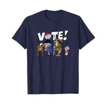 Ripple Junction Schoolhouse Rock Voting Booth T-Shirt