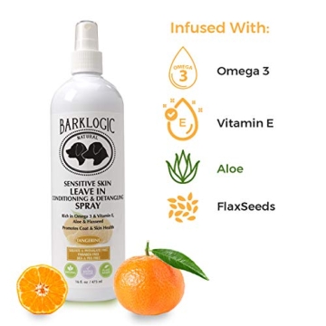 BarkLogic Leave-in Conditioning Hair Detangler Spray 16oz