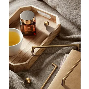 Goo-Ki Antique Brass Cabinet Pulls - Elegant 6 Pack