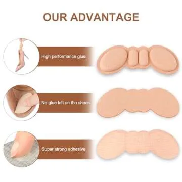 Riootlnm Heel Pads for Perfect Fit and Comfort
