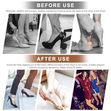 Riootlnm Heel Pads for Perfect Fit and Comfort