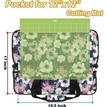 Cricut Maker Carrying Case YOREPEK Double-Layer Tote Bag