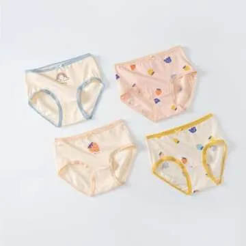 benetia Girls underwear Toddler Cotton White Size 2t 3t 8-Pack