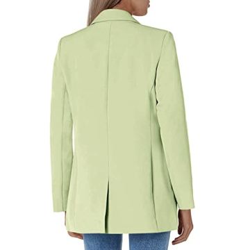 Ivay Women's Stylish Casual Long Sleeve Blazer Light Green