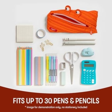 ZIPIT Monster Pencil Case | Durable Fun Design for Kids