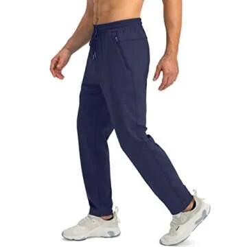 G Gradual Men's Sweatpants with Zipper Pockets Tapered Joggers for Men Athletic Pants for Workout, J...