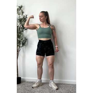 Aoxjox Women's Workout Sports Bras Fitness Padded Backless Yoga Crop Tank Top Twist Back Cami (Sage Green, Medium)