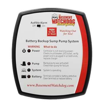 Basement Watchdog Combo Model CITE-33: 1/3 HP Primary & Battery Backup Pump System