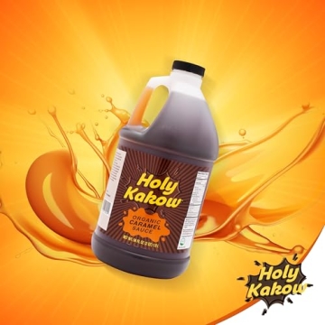Holy Kakow Vegan Organic Caramel Sauce for Coffee & Desserts