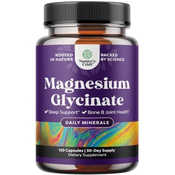 Pure Magnesium Glycinate for Relaxation and Better Sleep