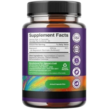 Pure Magnesium Glycinate for Relaxation and Better Sleep