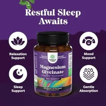 Pure Magnesium Glycinate for Relaxation and Better Sleep
