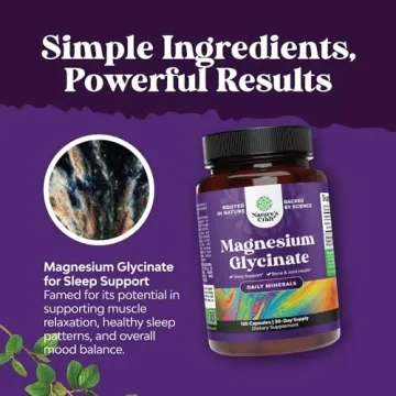 Pure Magnesium Glycinate for Relaxation and Better Sleep