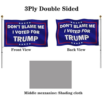 Double Sided Trump 2024 Flag - Support in Style