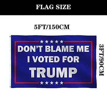 Double Sided Trump 2024 Flag - Support in Style
