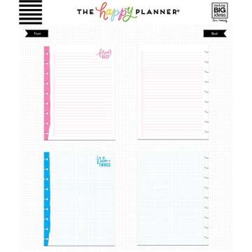 me & my BIG ideas The Happy Planner Paper, Forever Busy Neon