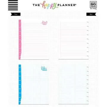 me & my BIG ideas The Happy Planner Paper, Forever Busy Neon