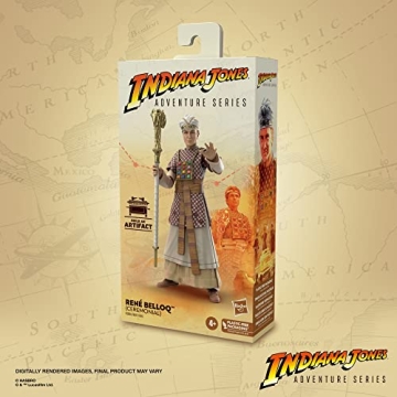 Indiana Jones 6-Inch René Belloq Figure - Collectible Action Toy