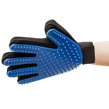 SHED-MASTER Pet Grooming Gloves - Gentle De-shedding Solution