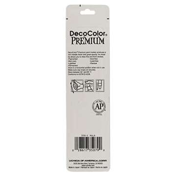 DecoColor Premium Chisel Paint Marker, Gold
