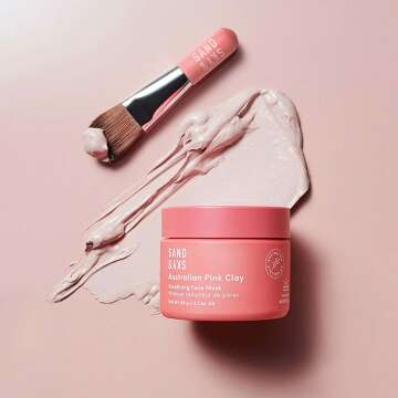 Pink Clay Pore Refining Mask for Clear Skin