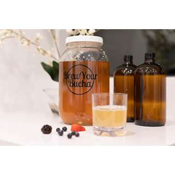 Brew Your Bucha Kombucha Starter Kit for DIY Brewing