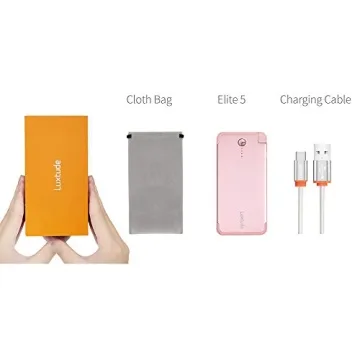 Luxtude 5000mAh Portable Charger with Lightning Cable