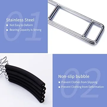 Space Saving Nature Smile Clothes Hangers for Wardrobe Organization