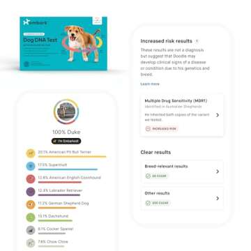 Embark Breed + Health Dog DNA Test & Dog Age Test Bundle - Discover Breed, Ancestry, Relatives, Gene...