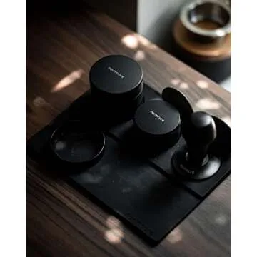 Normcore Espresso Tamping Station, Espresso Tamping Mat, Coffee Tamper Mat, Espresso Accessories Tool for Baristas, Food Grade Non-Slip Silicone, 9.5 Inch x 7.5 Inch