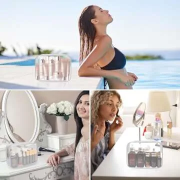 Lermende Clear Toiletry Bag TSA Approved for Travel