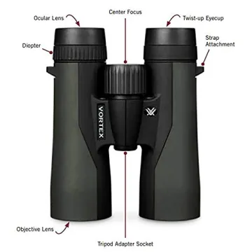 Vortex Crossfire HD 12x50 Binoculars - HD Outdoor Viewing