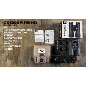 Vortex Crossfire HD 12x50 Binoculars - HD Outdoor Viewing
